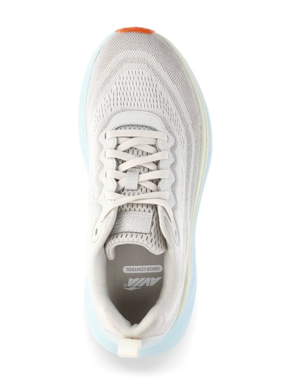 Avia Women’s Comfort Performance Sneakers Grey With Blue, Yellow & Orange Accen - Picture 14 of 16